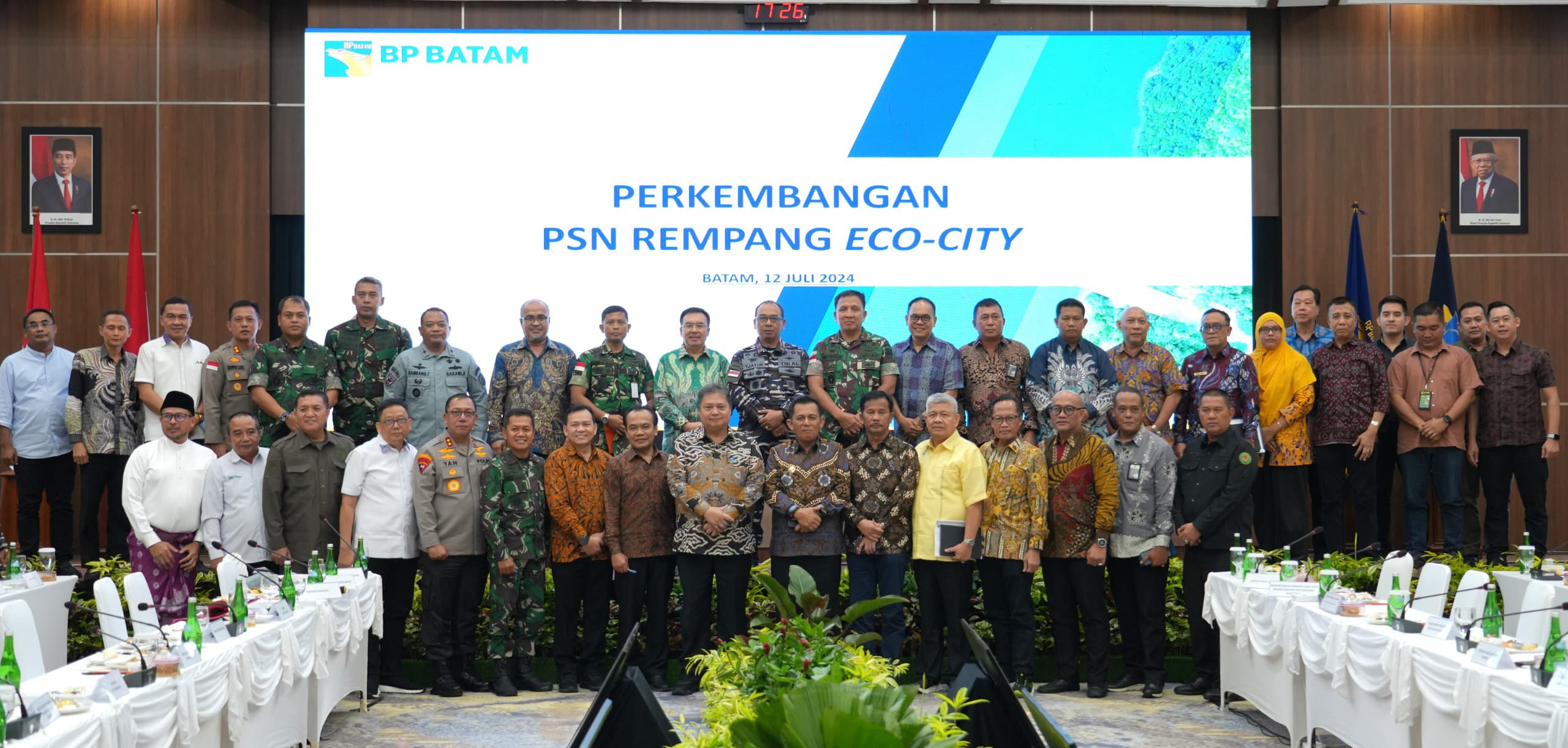 Dipimpin Menko Perekonomian RI, BP Batam Gelar Rakor PSN Rempang Eco-City