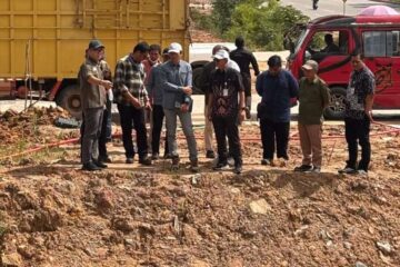 eninjauan lapangan ini dipimpin langsung oleh Anggota/Deputi Bidang Infrastruktur BP Batam, Mouris Limanto dan Direktur Pembangunan Infrastruktur, Wulung Wardhana beserta jajaran