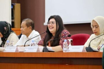 Anggota/Deputi Bidang Pelayanan Umum BP Batam, Ariastuty Sirait menerima langsung kunjungan akademik dari Universitas Batam (UNIBA)